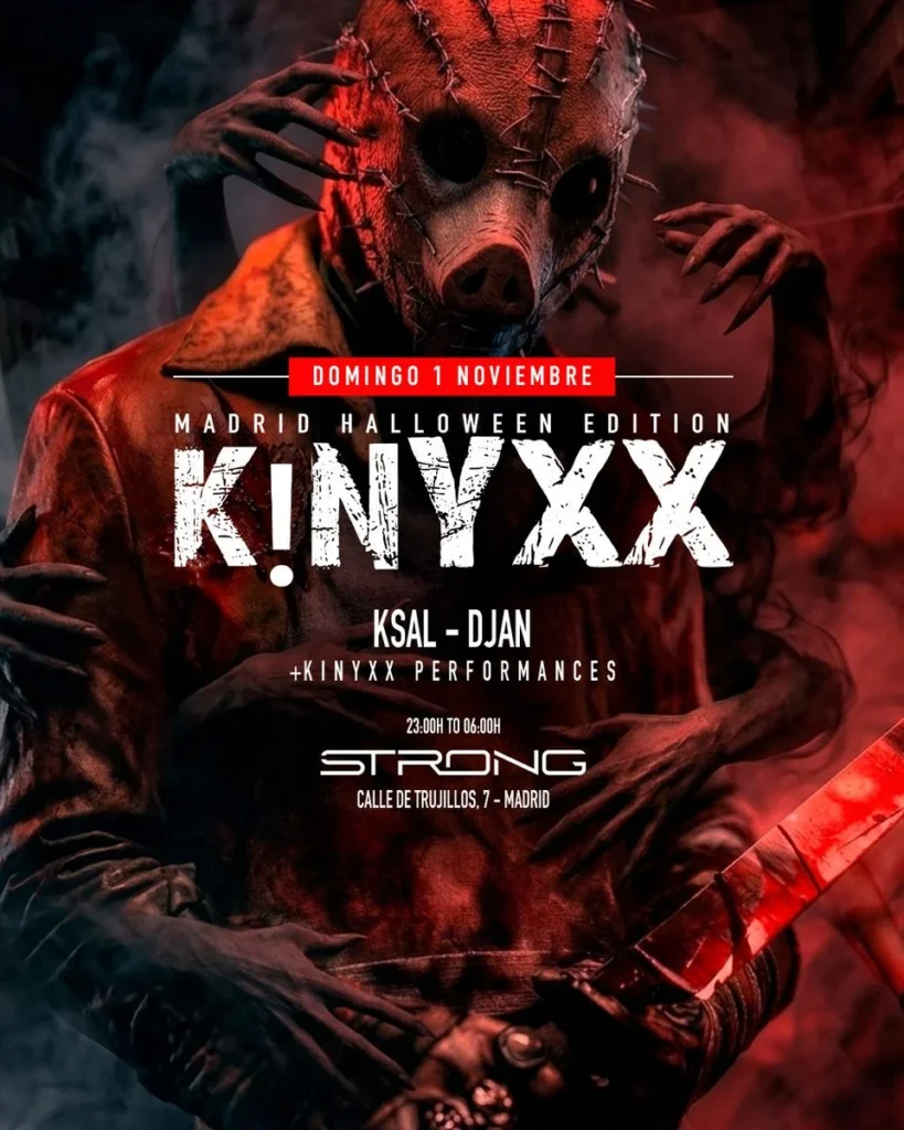Cartel de KINYXX MADRID – HALLOWEEN EDITION
