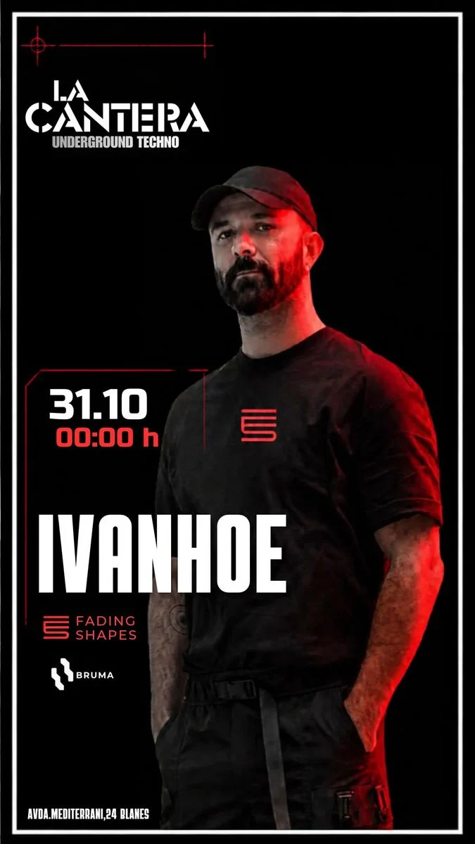 Cartel de LA CANTERA & IVANHOE: 31 de octubre de 2026 en Avda
