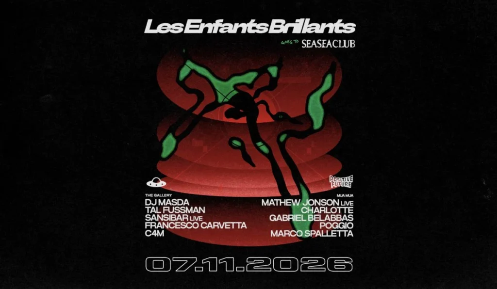 Cartel de LES ENFANTS AT SEASEACLUB PRES. DJ MASDA, MATHEW JONSON LIVE, TAL FUSSMAN, SANSIBAR LIVE