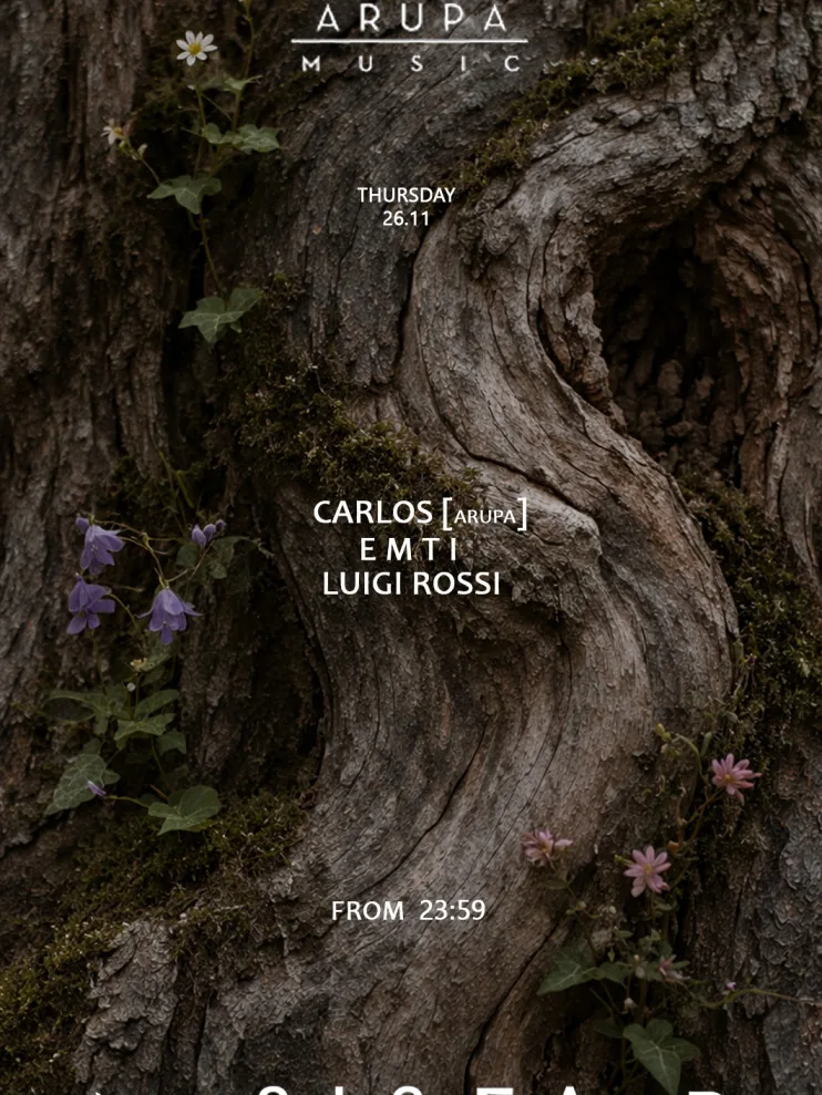 Cartel de LINES & DOTS + ARUPA MUSIC: 26 de noviembre de 2026 en Ibiza