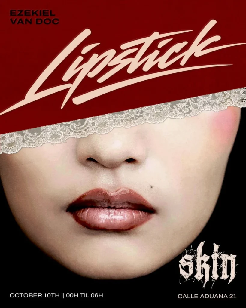 Cartel de LIPSTICK X SKIN