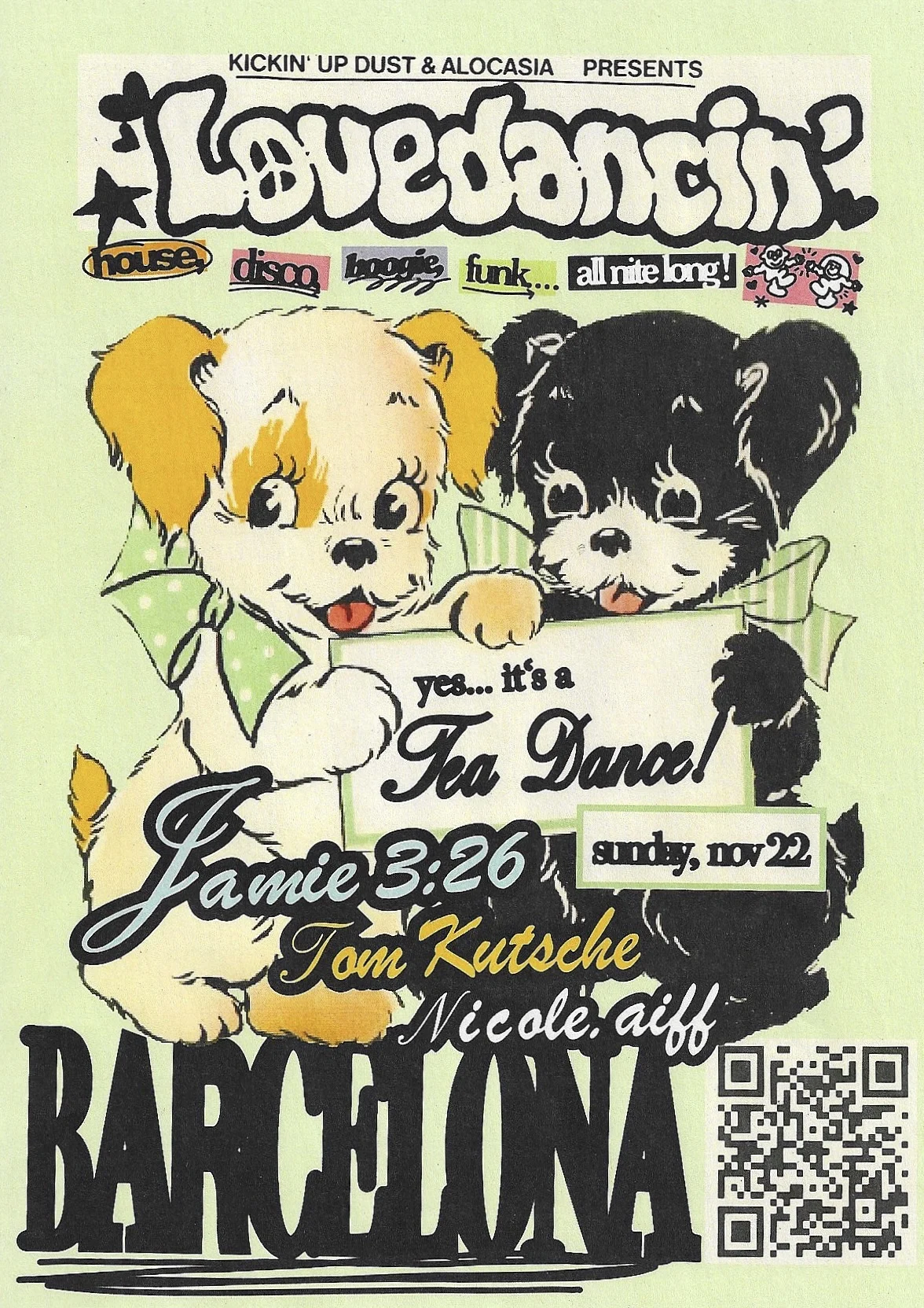 Cartel de LOVEDANCIN' TEA DANCE: 22 de noviembre de 2026 en Barcelona