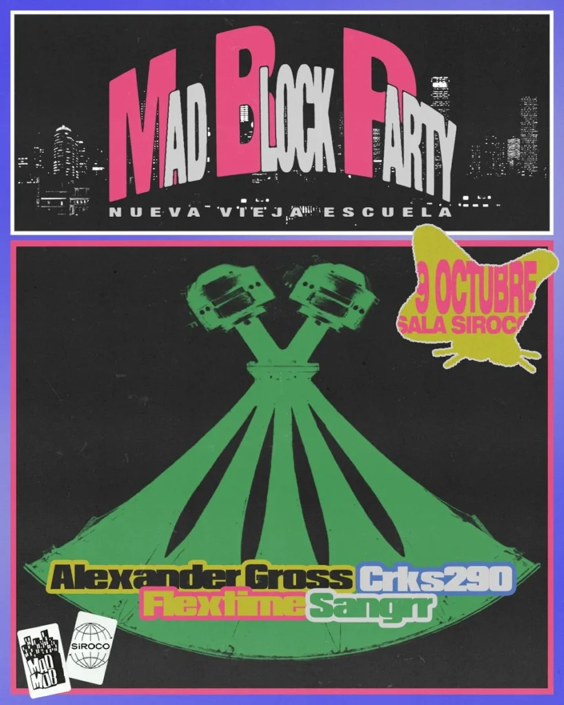 Cartel de MAD BLOCK PARTY