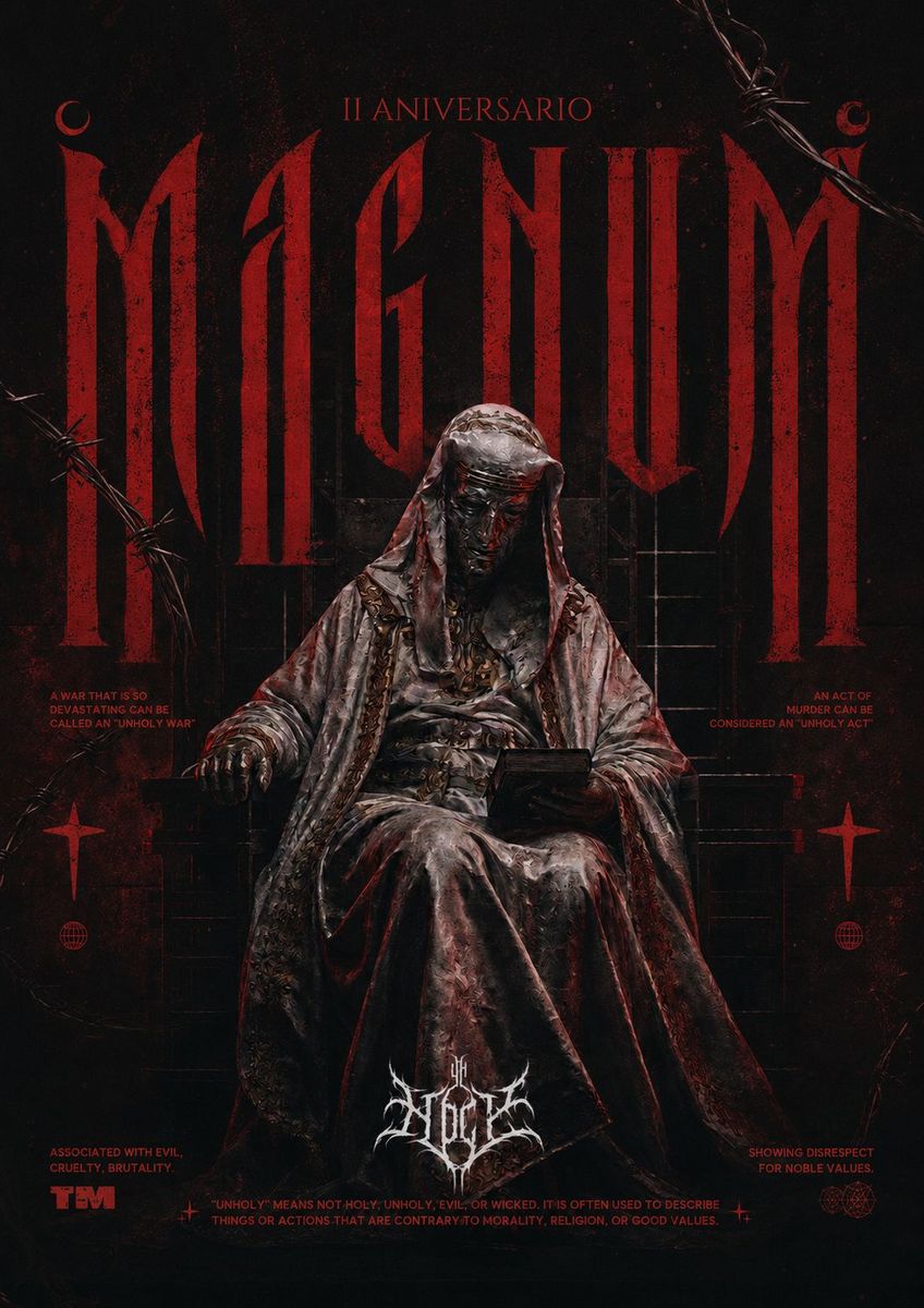 Cartel de MAGNUM II ANIVERSARIO: 17 de octubre de 2026 en New Destino Electronic Club, Madrid