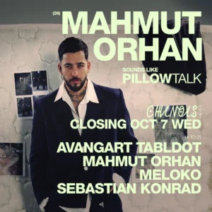 Cartel de MAHMUT ORHAN CLOSING: 7 de octubre de 2026 en Chinois Ibiza, Ibiza con Mahmut Orhan