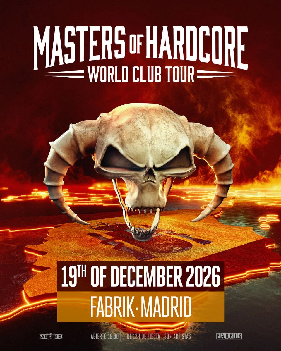 Cartel de MASTERS OF HARDCORE: 19 de diciembre de 2026 en Fabrik, Madrid
