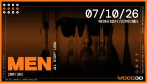 Cartel de MEN (L-MEN-T): 7 de octubre de 2026 en Moog Club, Barcelona con MEN