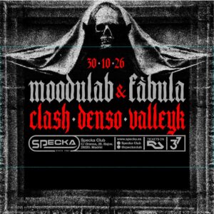 Cartel de MOODULAB & FÁBULA (HALLOWEEN EDITION)