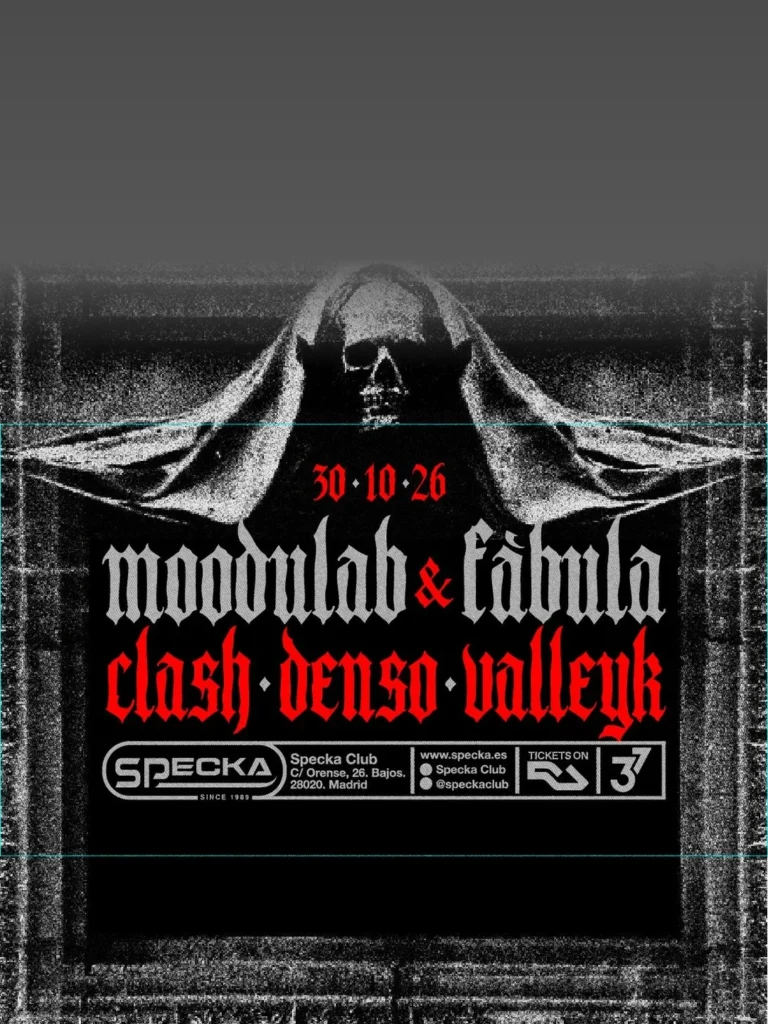 Cartel de MOODULAB & FÁBULA (HALLOWEEN EDITION)