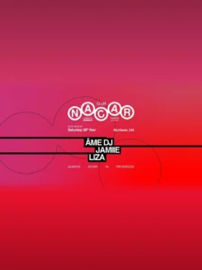 Cartel de NACAR CLUB CURATED BY BRUNCH ELECTRONIK