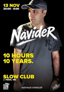 Cartel de NAVIDER´S 10 HOUR SET (10TH ANNIVERSARY): 13 de noviembre de 2026 en Barcelona con Navider