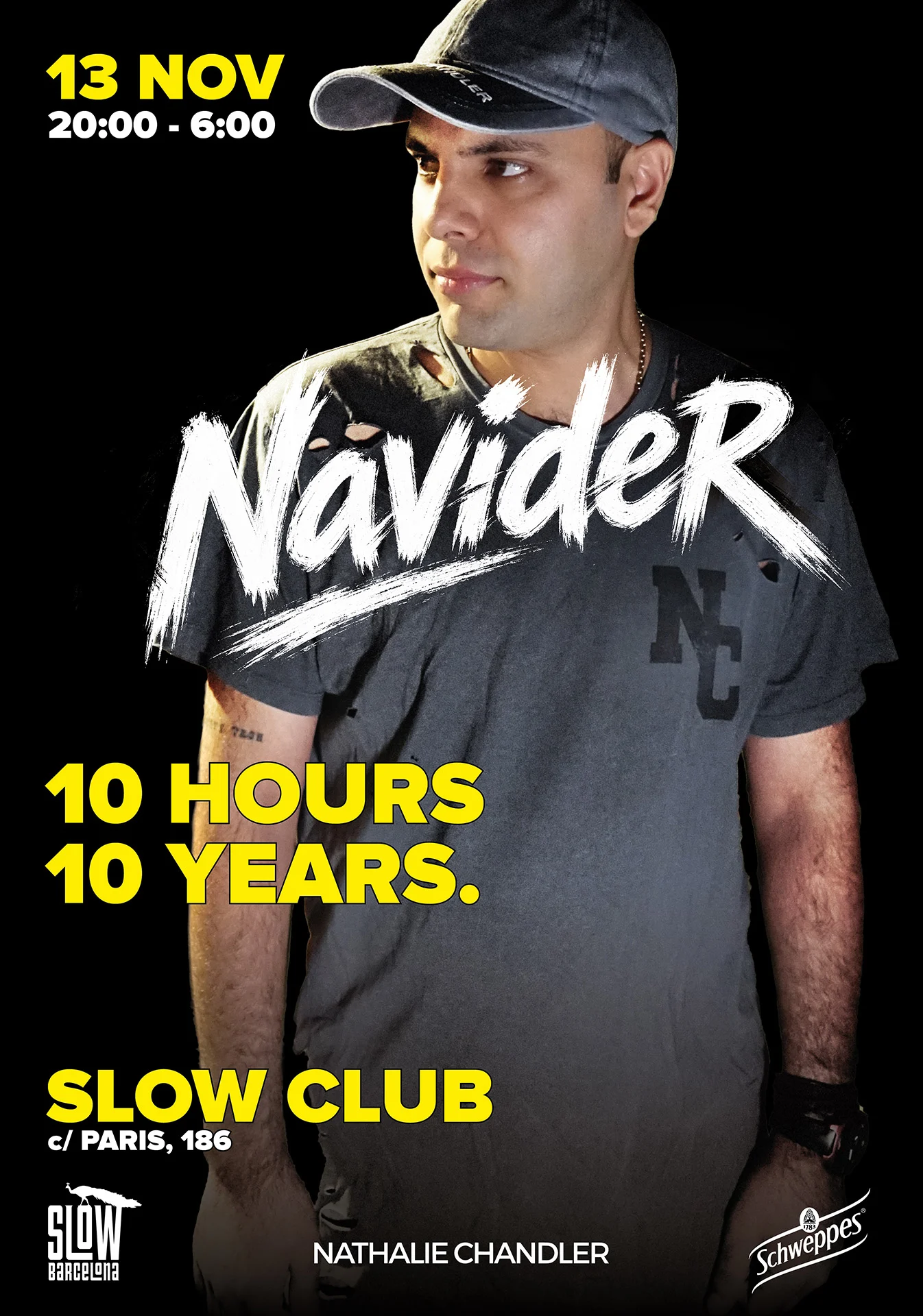 Cartel de NAVIDER´S 10 HOUR SET (10TH ANNIVERSARY): 13 de noviembre de 2026 en Barcelona con Navider