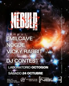Cartel de NÉBULA BY LCV