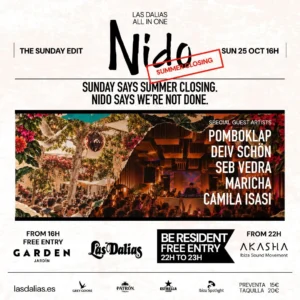 Cartel de NIDO (SUMMER CLOSING)