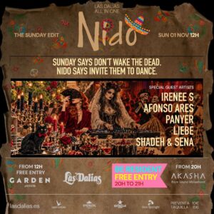 Cartel de NIDO X DIA DE MUERTOS