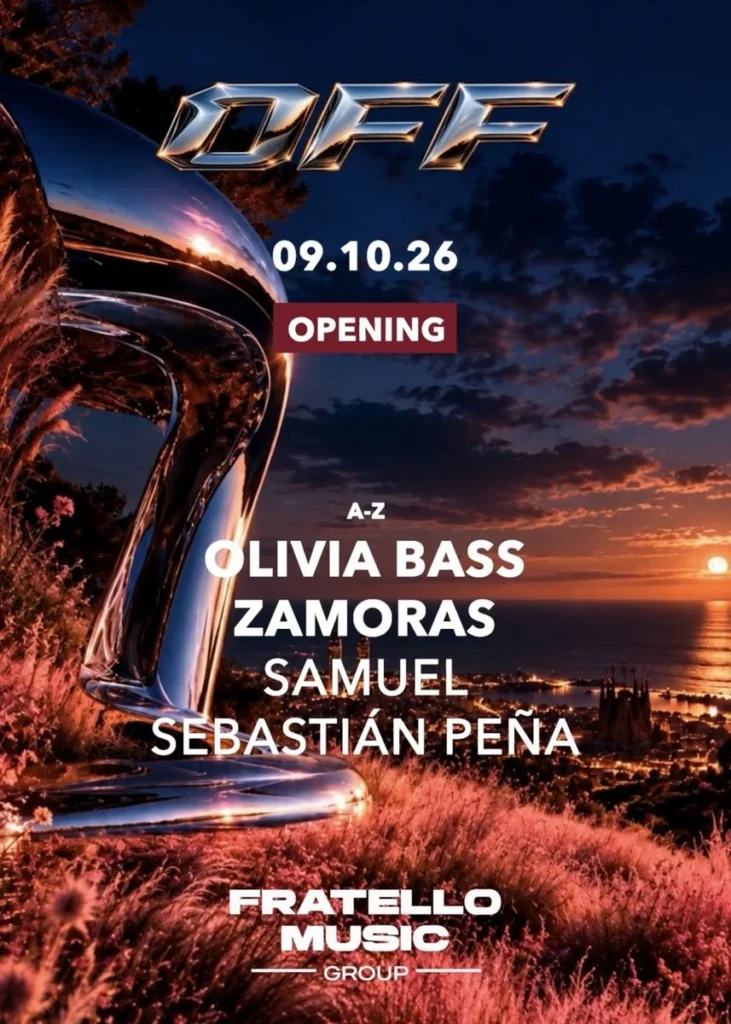 Cartel de OPENING WITH OLIVIA BASS & ZAMORAS AT NIX