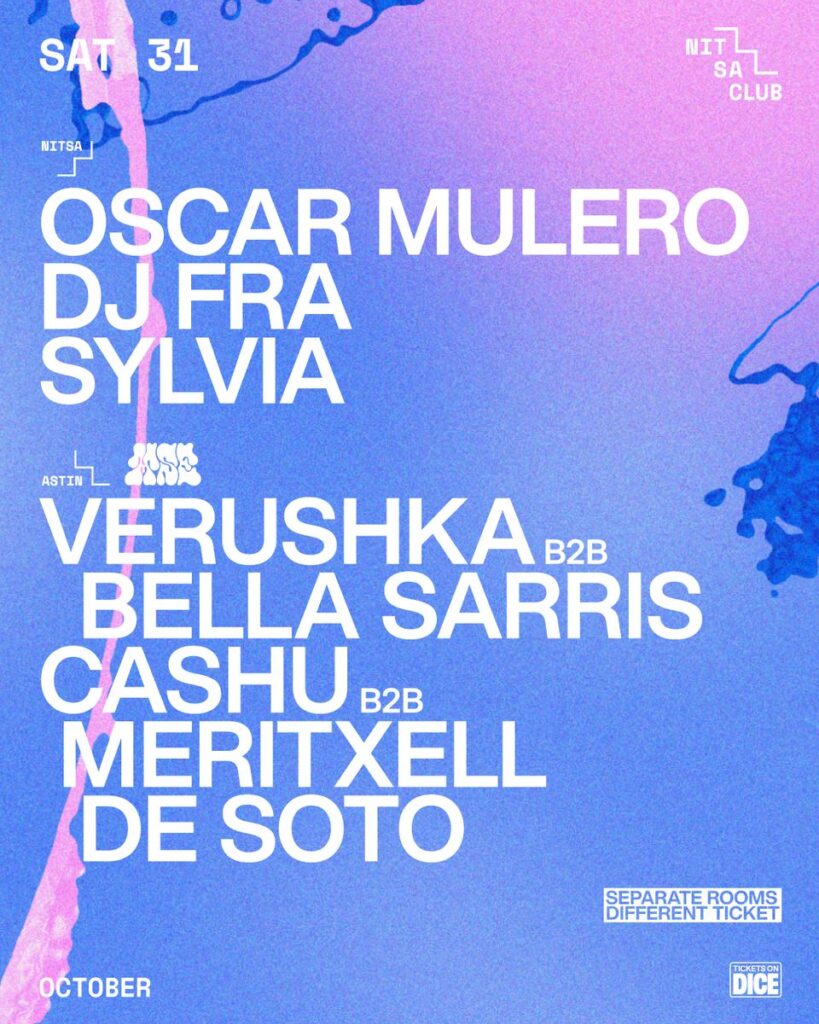 Cartel de OSCAR MULERO · SYLVIA · DJ FRA