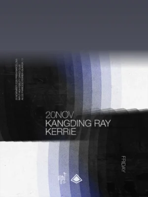 Cartel PRISM PRES KANGDING RAY & KERRIE / 20 de noviembre / INPUT High Fidelity Dance Club, Barcelona