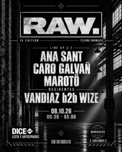 Cartel de RAW