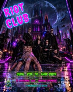 Cartel de RIOT CLUB HALLOWEEN