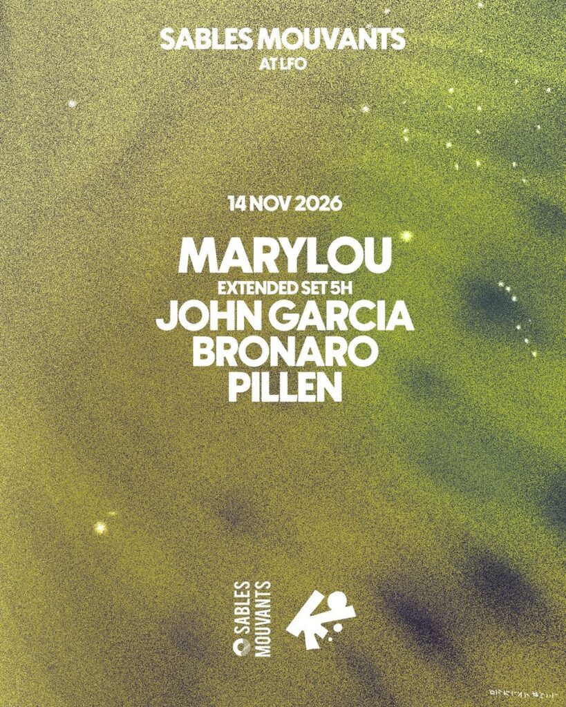 Cartel de SABLES MOUVANTS X MARYLOU – EXTENDED SET
