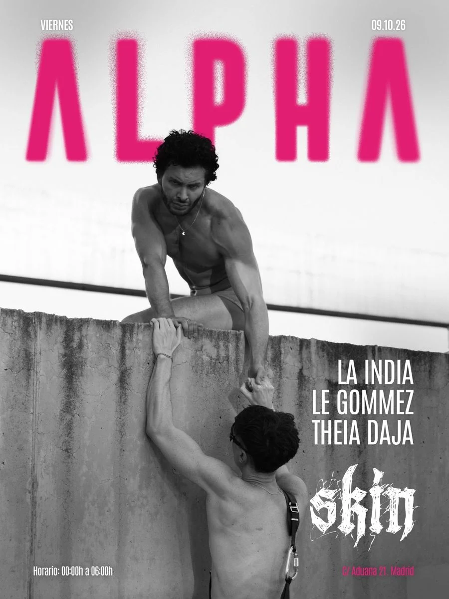Cartel de SKIN ALPHA: 9 de octubre de 2026 en Skin Club, Madrid