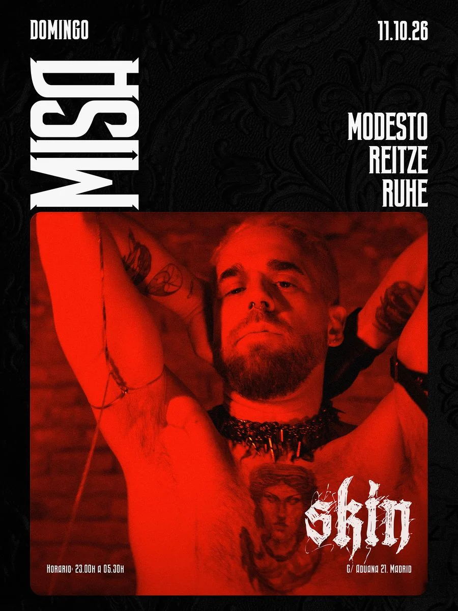 Cartel de SKIN MISA: 11 de octubre de 2026 en Skin Club, Madrid