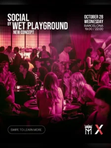 Cartel de SOCIAL BY WET PLAYGROUND