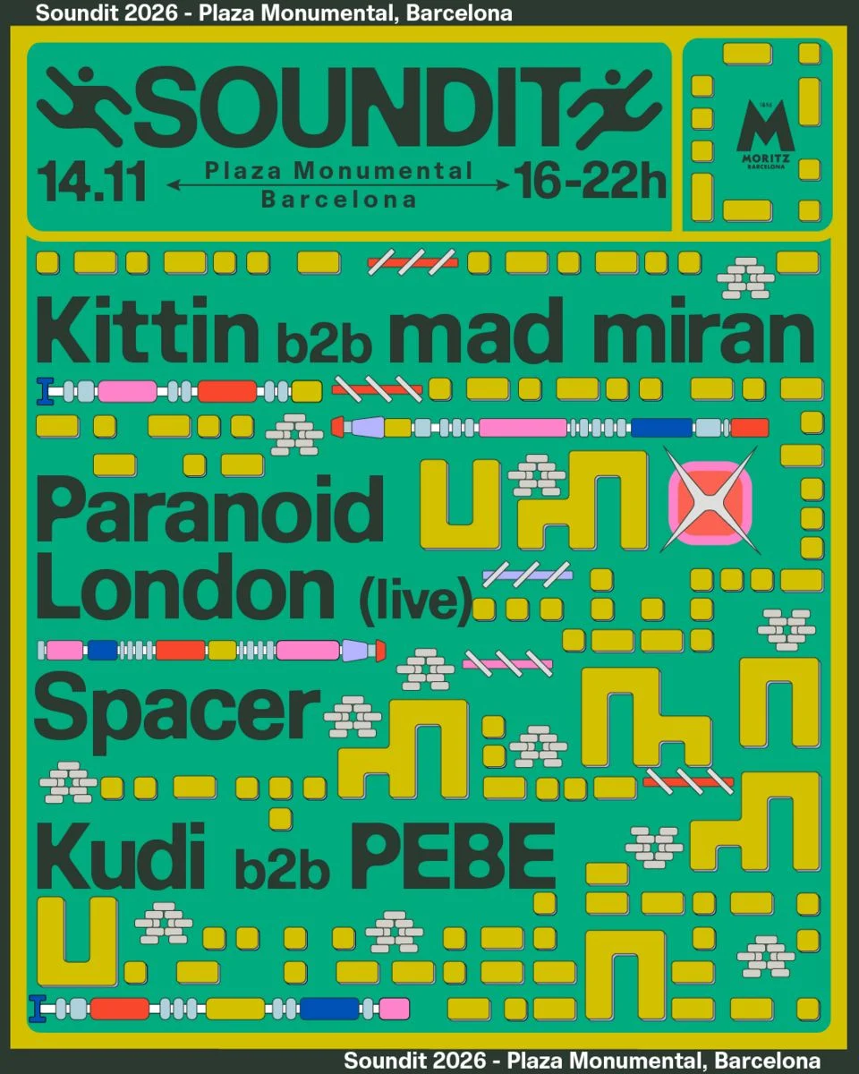 Cartel de SOUNDIT PLAZA: 14 de noviembre de 2026 en Plaza Monumental de Barcelona, Barcelona