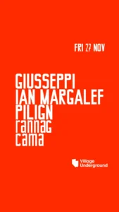 Cartel de SPECTRA: STEP 001: 27 de noviembre de 2026 en Barcelona con Giusseppi