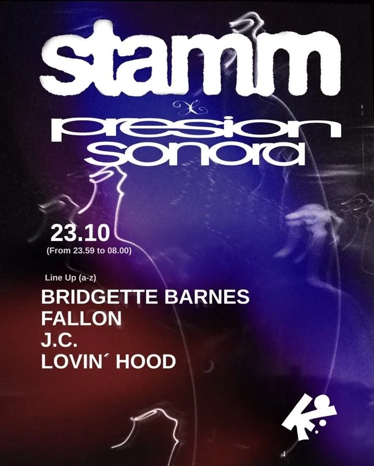 Cartel de STAMM CLUB X PRESION SONORA