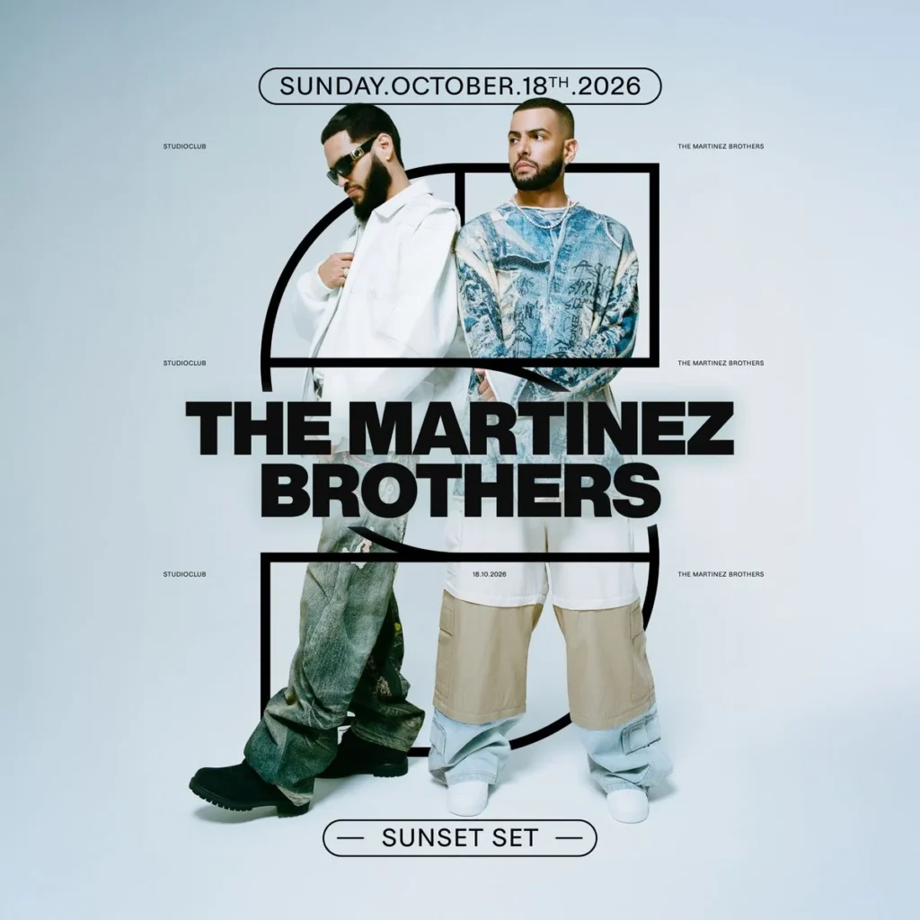 Cartel de STUDIO CUB INVITES: THE MARTINEZ BROTHERS