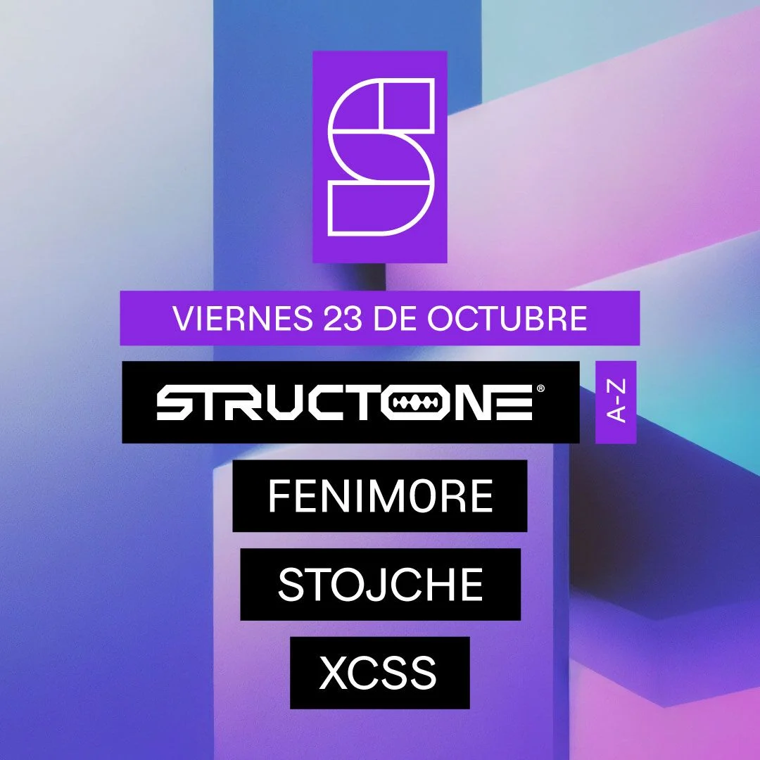 Cartel de STUDIO X STRUCTONE: 23 de octubre de 2026 en Studio Club Málaga, Málaga con Stojche