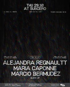 Cartel de SUBCERO X GLOW UP