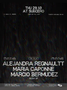 Cartel de SUBCERO X GLOW UP