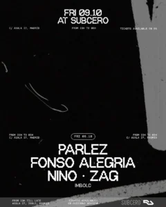 Cartel de SUBCERO X IMBOLC