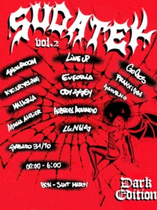 Cartel de SUDATEK VOL.2 HALLOWEEN