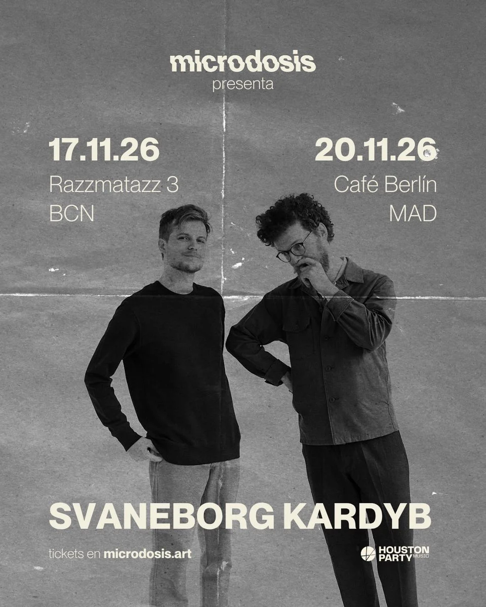 Cartel de SVANEBORG KARDYB EN MICRODOSIS – RAZZMATAZZ 3, BARCELONA: 17 de noviembre de 2026 en Razzmatazz 3, Barcelona