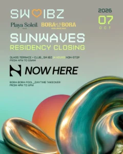 Cartel de SW IBIZA CLOSING OCTOBER 7: 7 de octubre de 2026 en Playa Soleil Ibiza, Ibiza