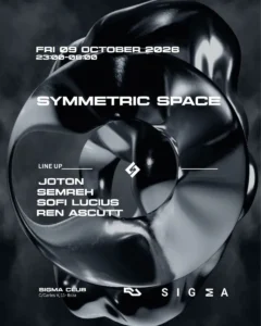 Cartel de SYMMETRIC SPACE