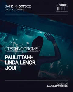Cartel de TECHNODROME