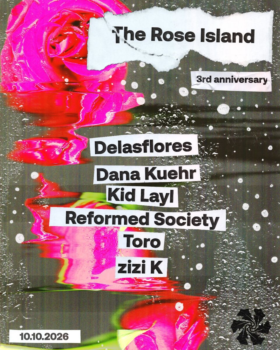 Cartel de THE ROSE ISLAND III ANNIVERSARY: 10 de octubre de 2026 en Secret Location (Madrid), Madrid