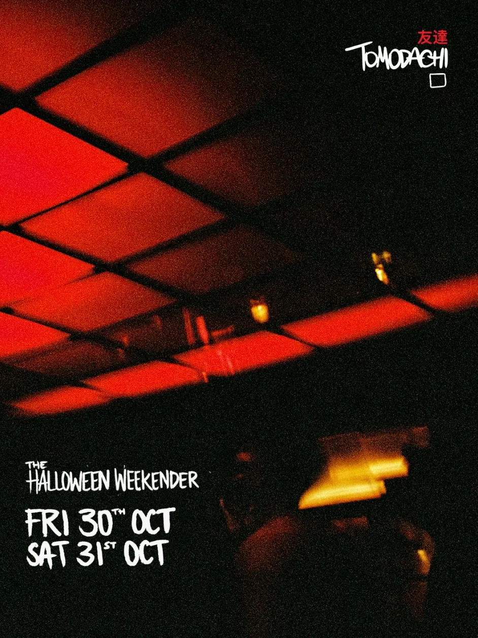 Cartel de TOMODACHI HALLOWEEN PART 1: 30 de octubre de 2026 en Ibiza