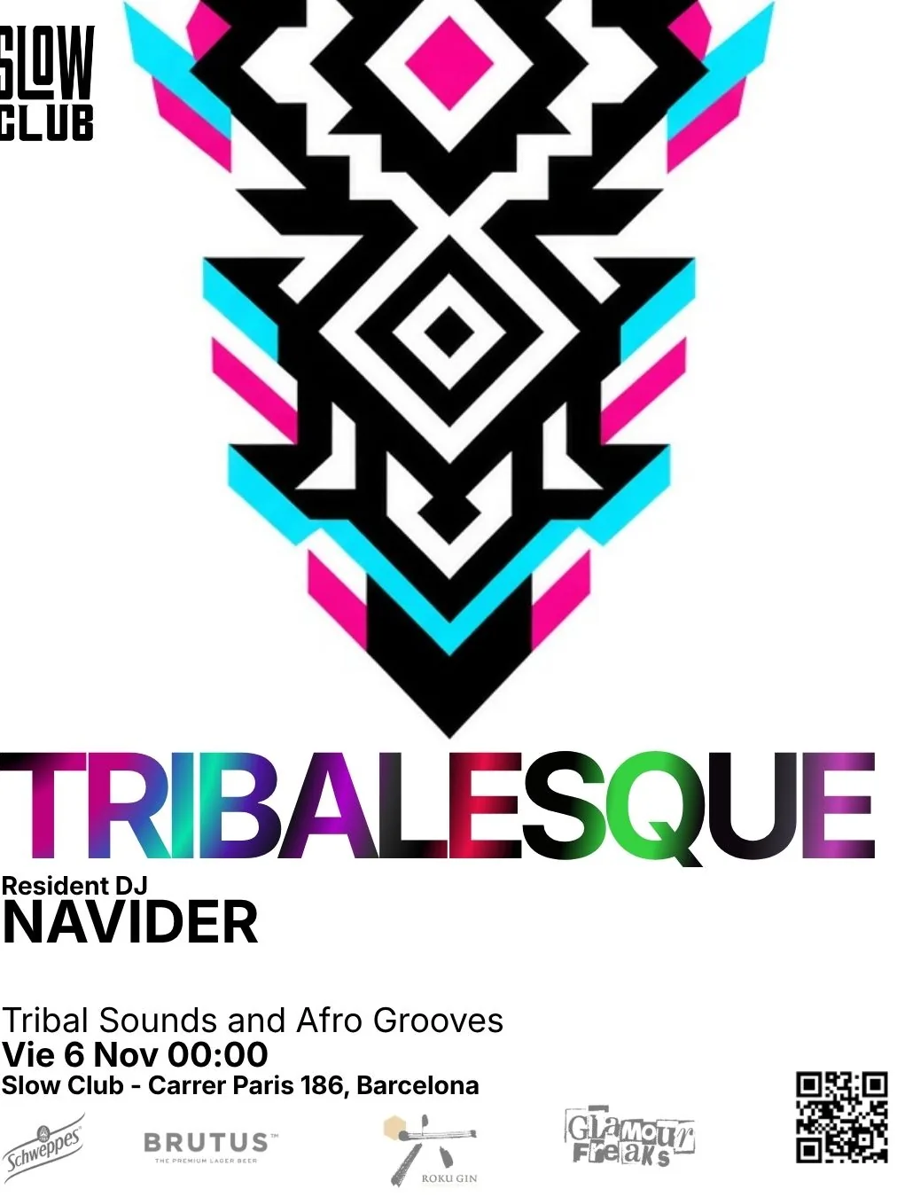 Cartel de TRIBALESQUE: NAVIDER: 6 de noviembre de 2026 en Barcelona con Navider