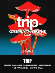 Cartel de TRIP: RICARDO VILLALOBOS, SONJA MOONEAR, MAHER DANIEL