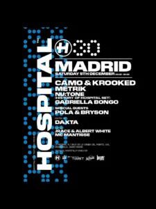 Cartel de TWIST CLUB E IBOGA PRESENT: HOSPITALITY 30TH ANNIVERSARY MADRID