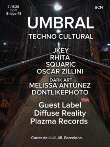 Cartel de UMBRAL TECHNO CULTURE