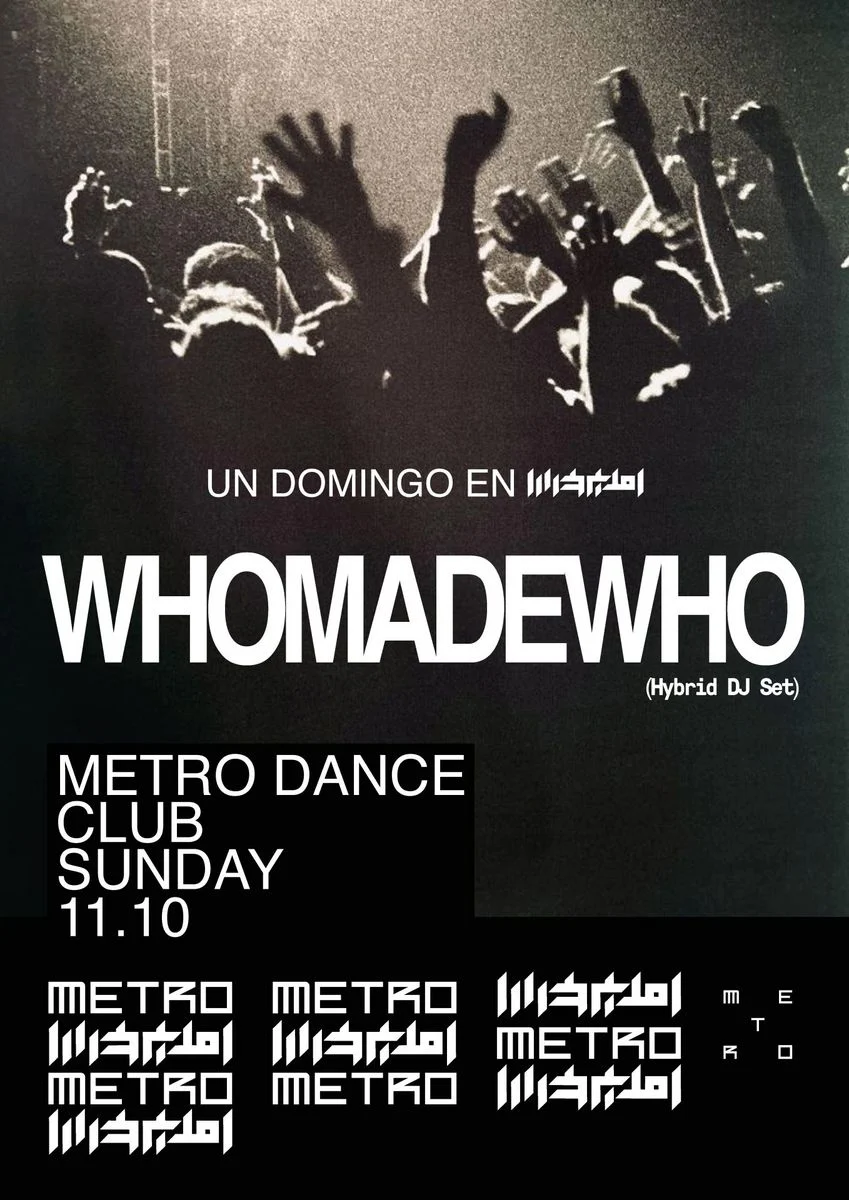 Cartel de UN DOMINGO EN METRO: 11 de octubre de 2027 en Metro Dance Club, Bigastro