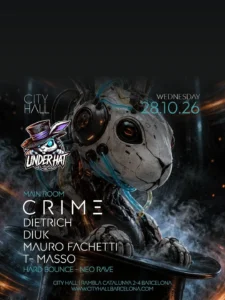 Cartel de UNDERHAT – MAIN ROOM