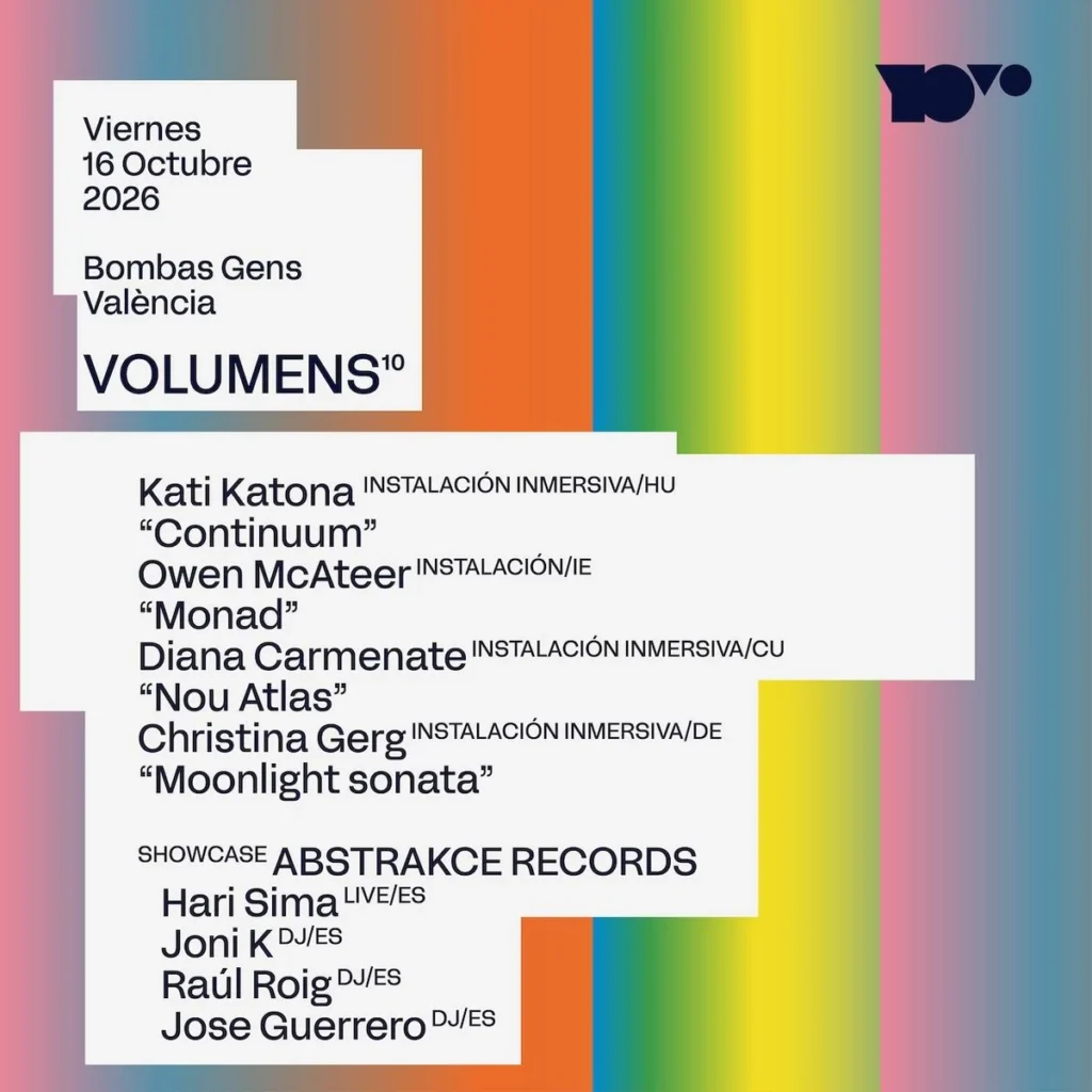 Cartel de VOLUMENS AT BOMBAS GENS (DAY 3)